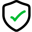 Shield with checkmark icon