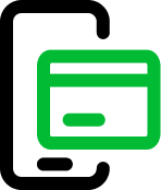 Phone with credit card icon
