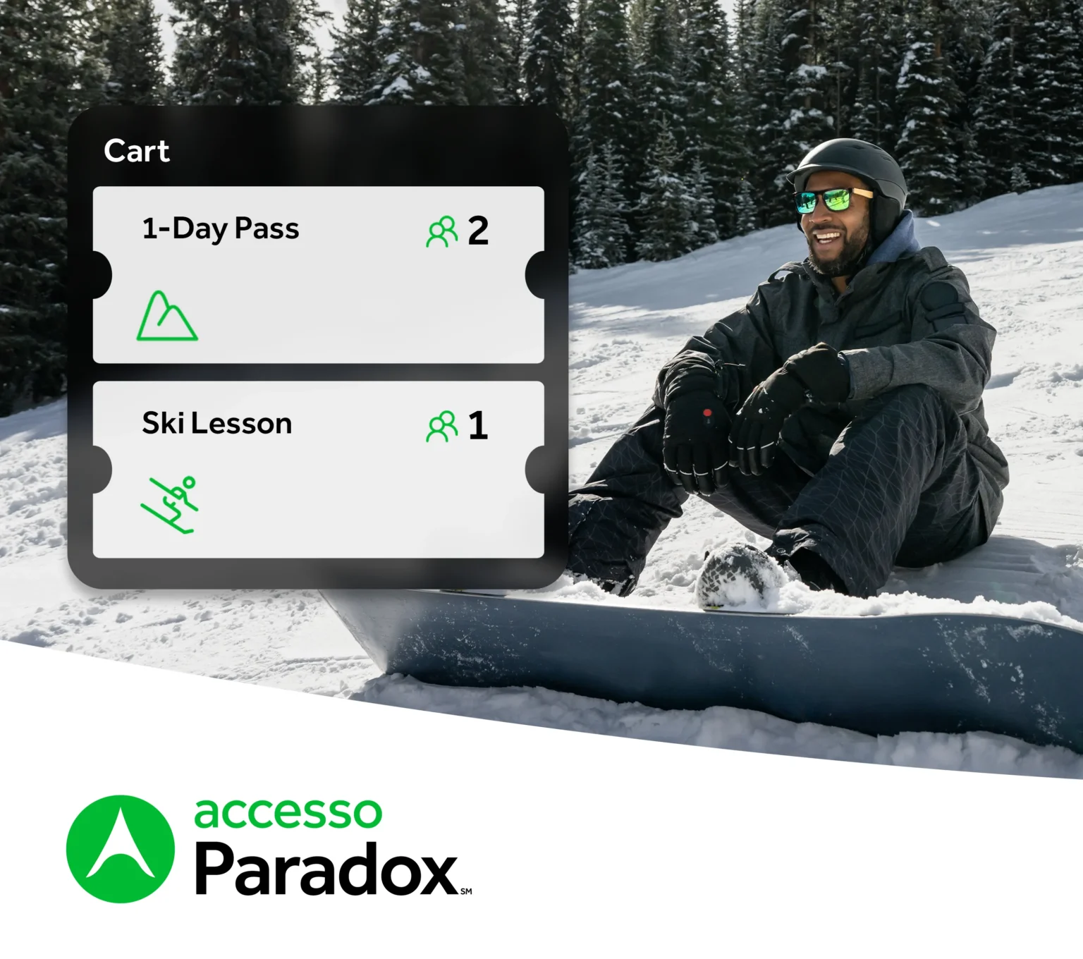 Man on side of mountain snowboarding