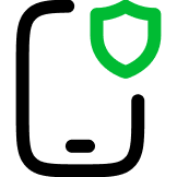 Phone with armor icon