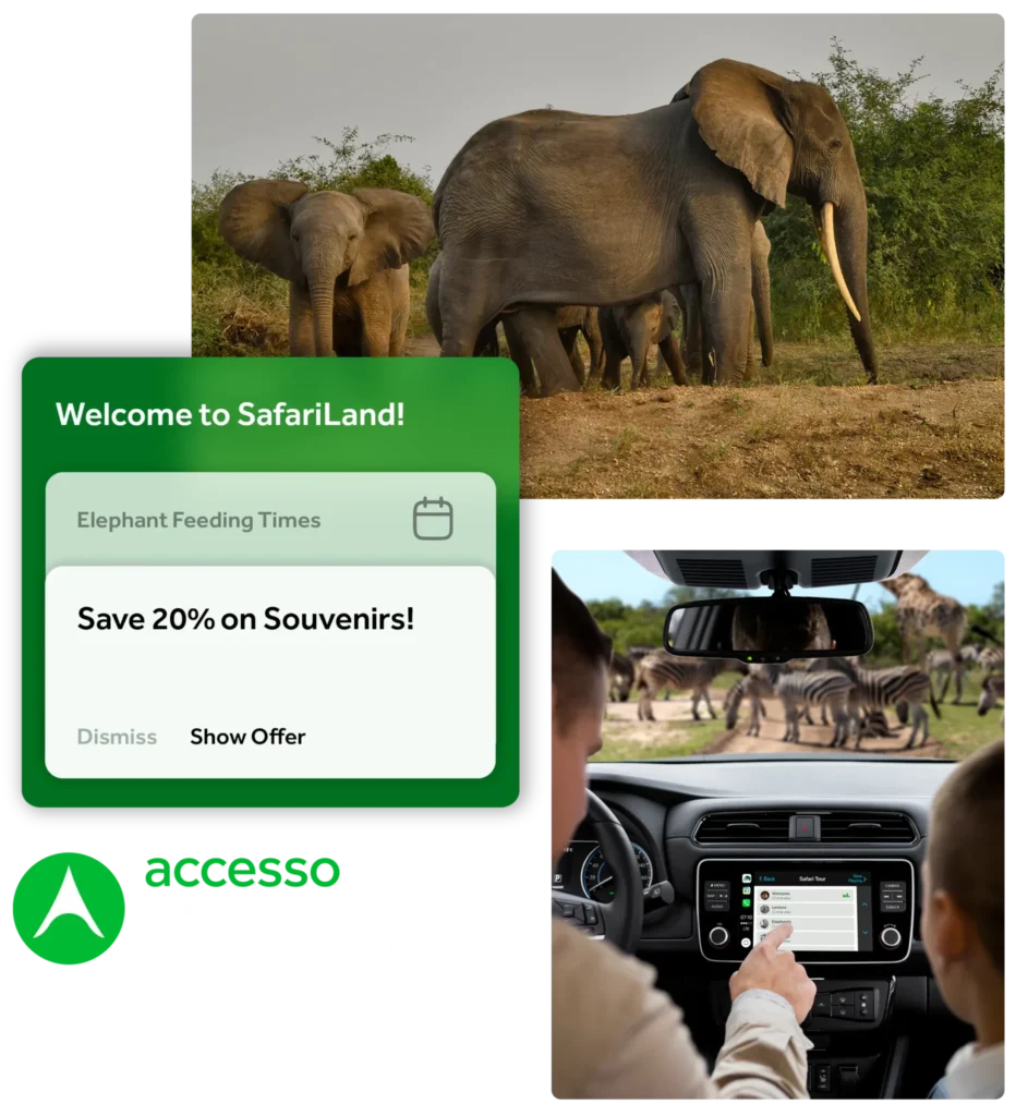 mobile app Content and safari in the background