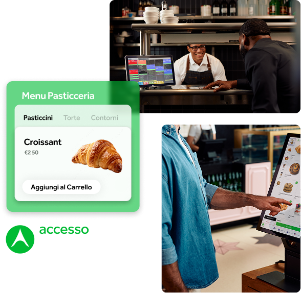 Ristorazione e vendita al dettaglio. Semplice e senza intoppi.