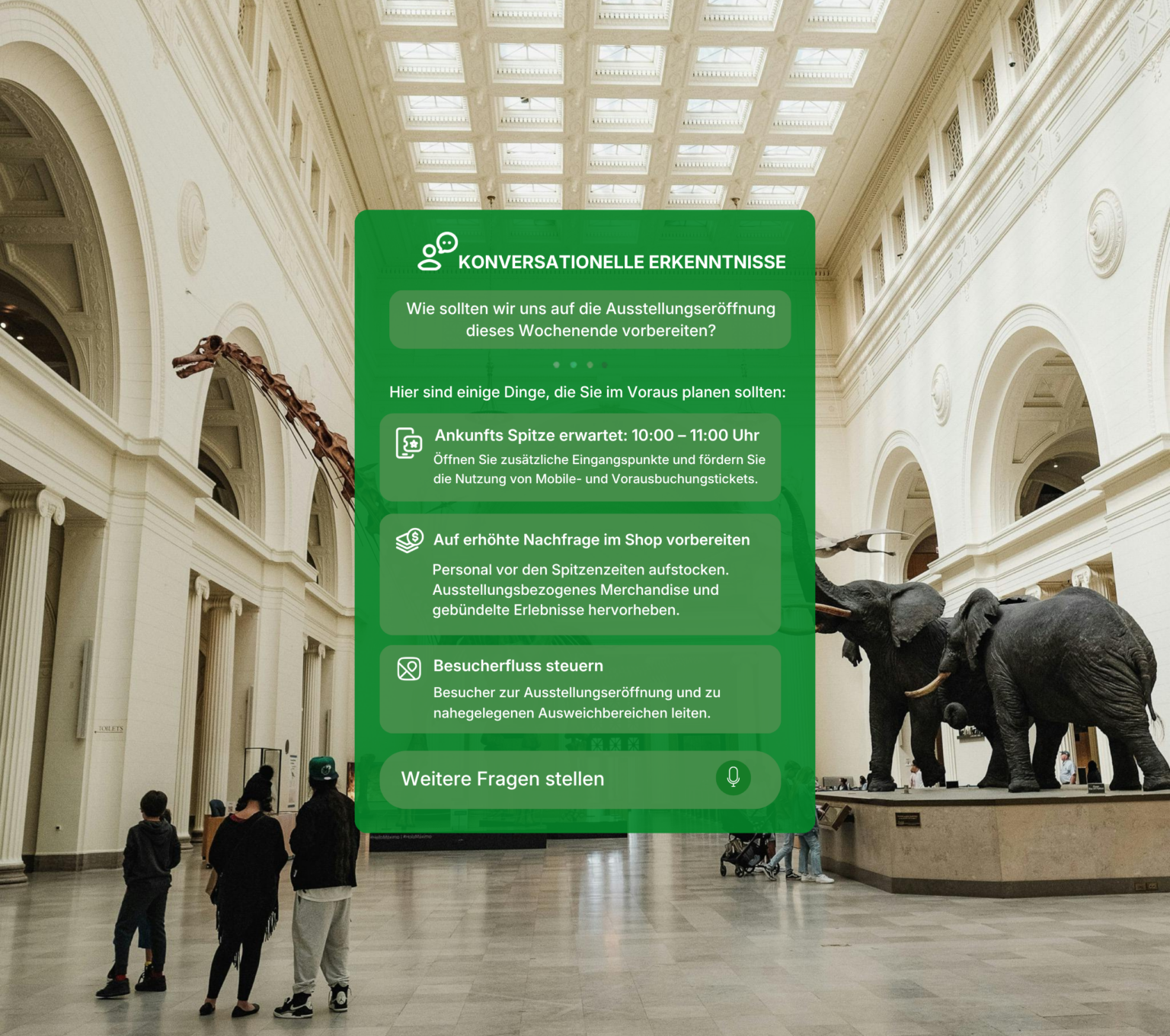 Konversationsbasierte Einblicke