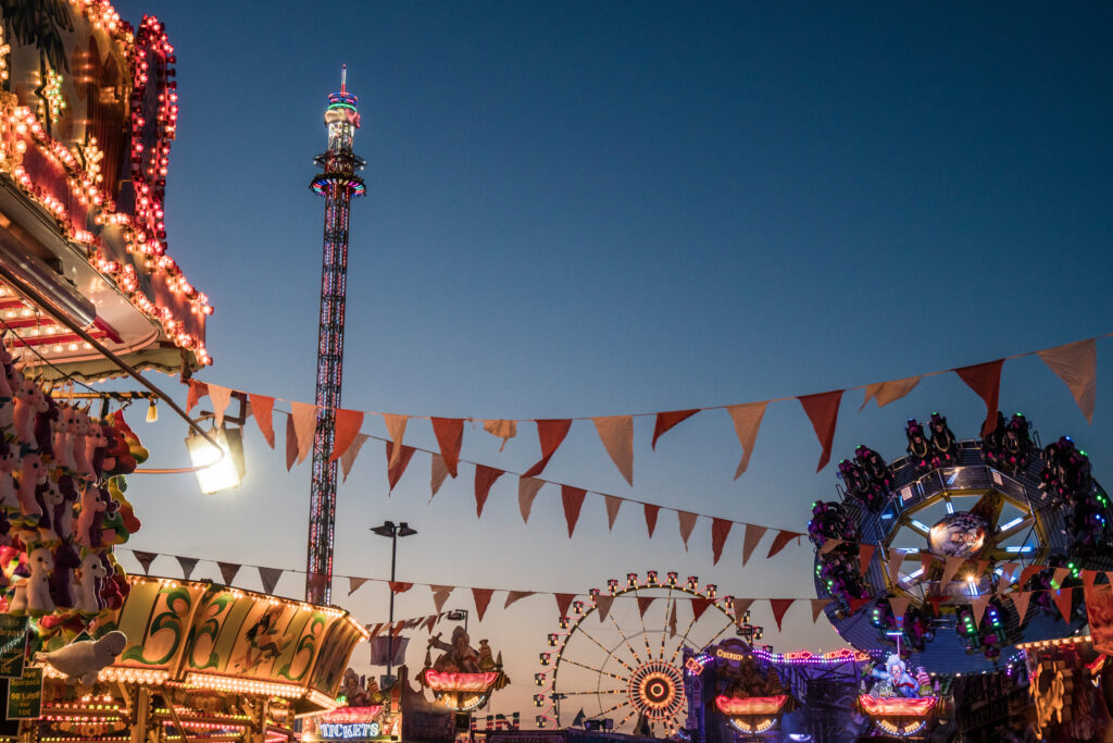 Fair at dusk
